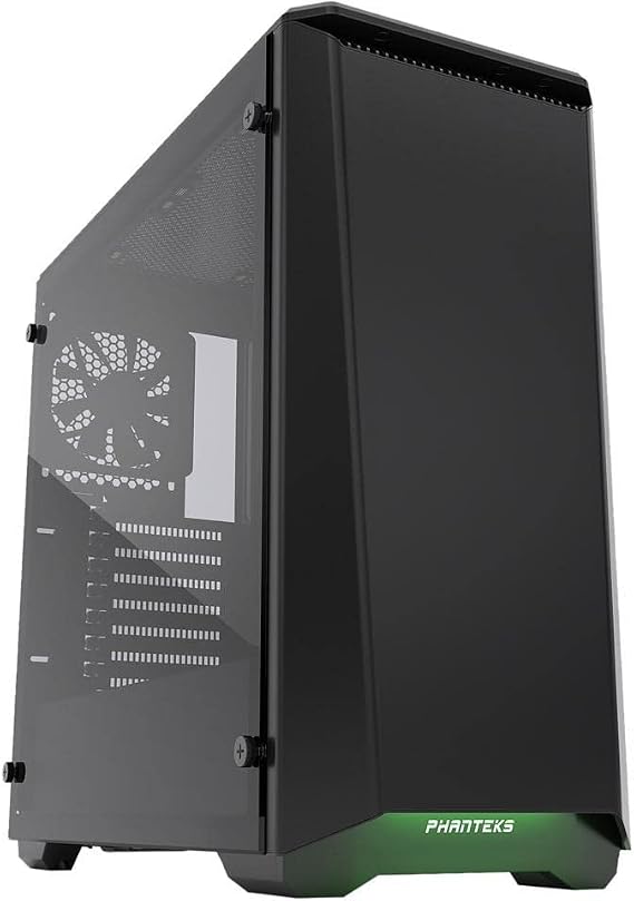 Phanteks (PH-EC416PTG_BK) Eclipse P400 Steel ATX Mid Tower Case, Tempered Glass Edition, Satin Black