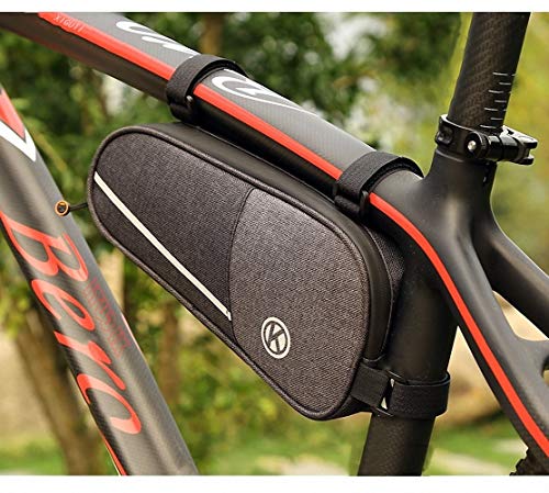 Xiguti Triangle Bike Frame Bag,Waterproof Bicycle Storage Bag For Handlebar,Simple Mounting Bike Tool Bag,Outdoor Cycling Accessories Pack,Saddle Frame Pouch For Road Mountain Bikes #TOP7