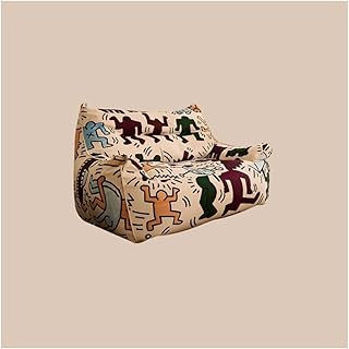 BKEKM Bean Bag Chair Personalized Lazy Sofa Chair Graffiti S