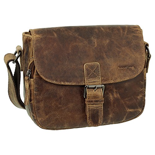 Greenland Nature Montana Umhängetasche Leder 25 cm