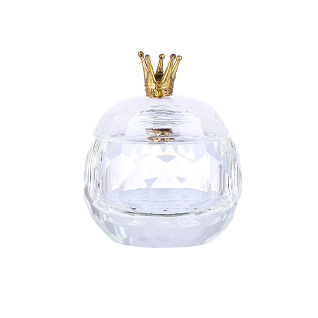 Küchenglas-Set zur Lebensmittelaufbewahrung, Kristalldiamant-Tierglas mit Kristalldeckel, geeignet als Bonbonschale, dekoratives Bonbonglas, Teekanne, Vorratsgläser
