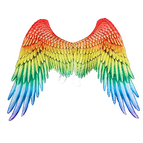 Ailes d'ange de carnaval pour adulte pour costume multicolore mixte