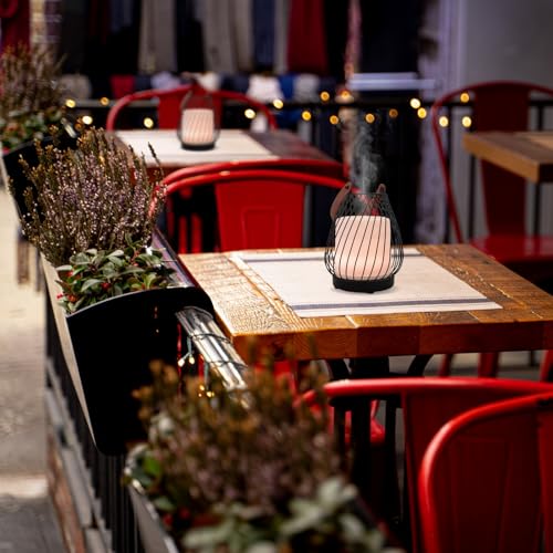 Zen'Aroma - Difusor ultrasónico inalámbrico Milano, batería Recargable integrada de 20 Horas, difusor de Aceite Esencial nómada, difusión Continua o por alternancia, 3 Modos de iluminación LED Blanco - imagen 8