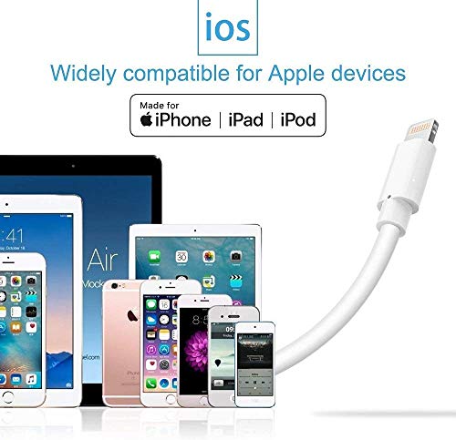 Image of iPhone Charger Cable Lightning BUDGET & GOOD 3PACK 3FT 8 pin Charging Cables USB Charger Cord, Compatible with iPhoneX 8 7 7 Plus 6s 6s 6 6 Plus 5 5S 5C SE iPad and iPod (White)