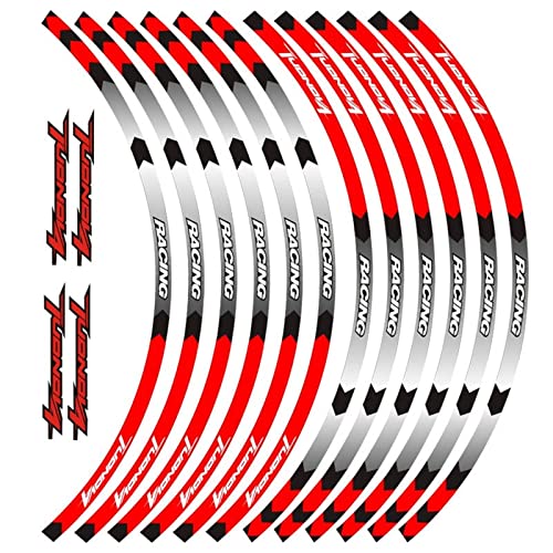 12 Stück Motorrad-Radaufkleber Streifen Reflektierende Felge Für Aprilia Tuono V4 1100 RR Factory