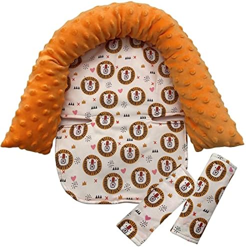 Car Seat Insert For Newborn HPIENOYA Baby Head Support And Strap