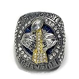2020 Fantasy Football Championship Ring | Gunmetal and Gold Tone | Award for FFL Champion (Subtle...
