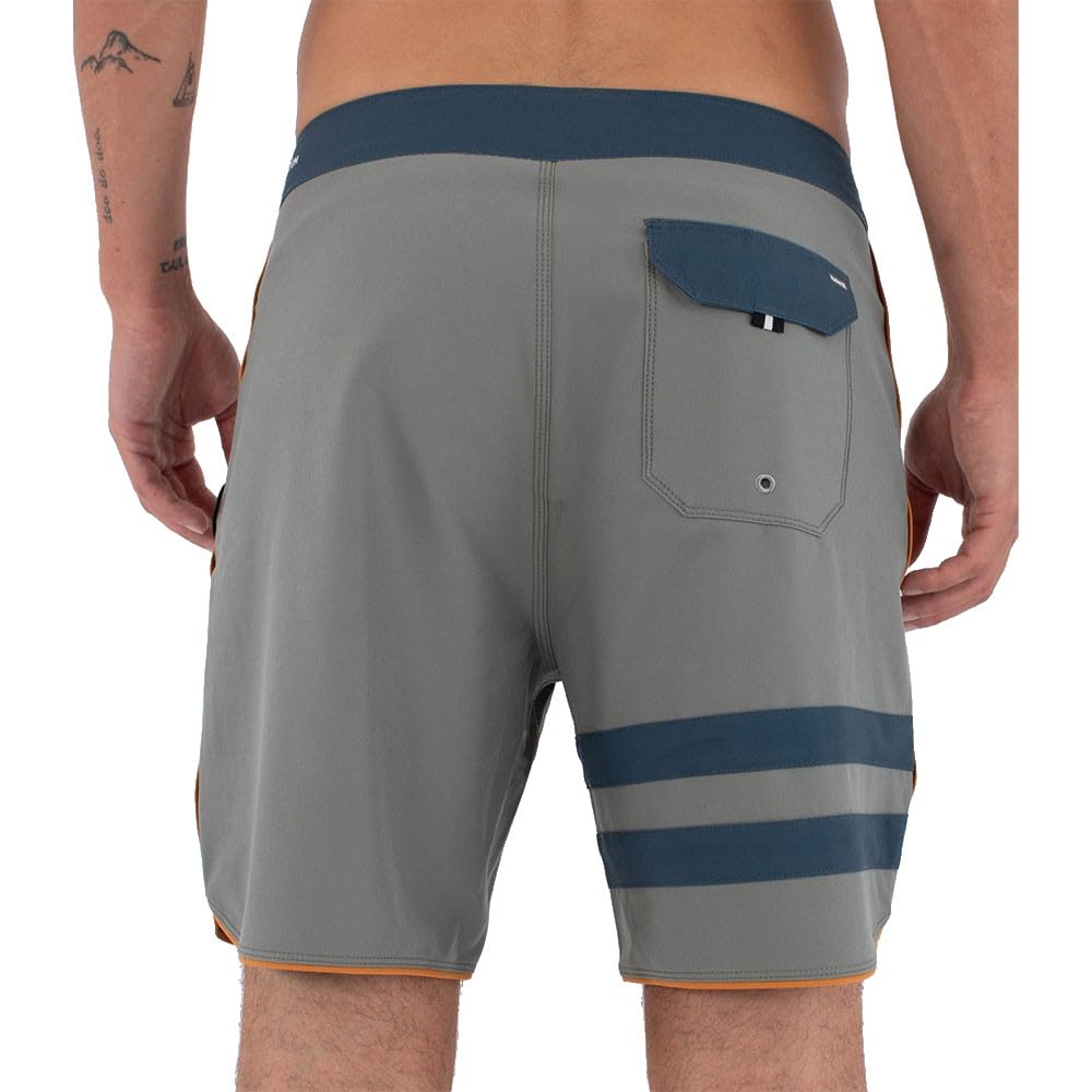 Hurley Phantom Eco Block Party Solid 18 Costume a Boxer Uomo (Pacco da 1)