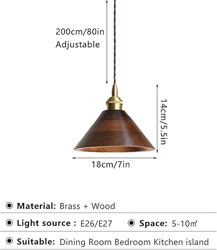 Miniatura 2 de Lámpara colgante de latón de 80 pulgadas ajustable colgante de alambre compatible con comedor de estar, luces de araña LED