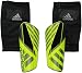 adidas Performance Ghost Pro Shin Guard, X-Small, Solar Yellow/Black/Iron Metallic Grey