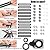 Multi-Angle Measuring Ruler,Multi Angle Tool,12-Sided Angle Measurement,Tile Holes Measure Ruler with 3-Holes Positioning Apertures,Upgrade Multi Angle Ruler/Metal/Black