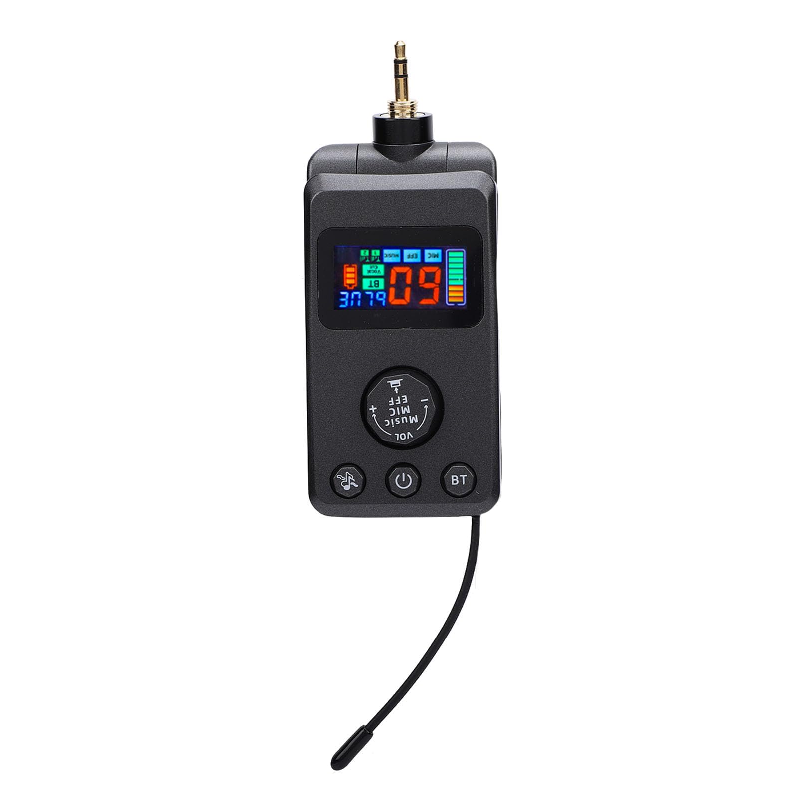 Microfono Karaoke Wireless, Doppio Microfono Palmare Cordless UHF Bluetooth con Batterie Ricaricabili Elaborazione del Segnale Digitale per Feste di Canto Riunioni di Famiglia