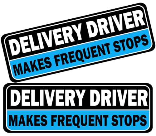 Image of Delivery Driver Car Magnet, Delivery Magnetic Car Door and Bumper Sign, High Reflective, Stronger Magnetic, Eye-Catching Design for Delivery.