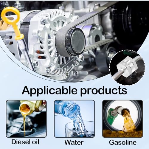 2 Stück Kraftstoff Rückschlagventil Aluminium 8 mm, Rückschlagventil für Auto Vergaser, Benzin Rückschlagventil für Benzin Dieselöl Pflanzenöl Wasser