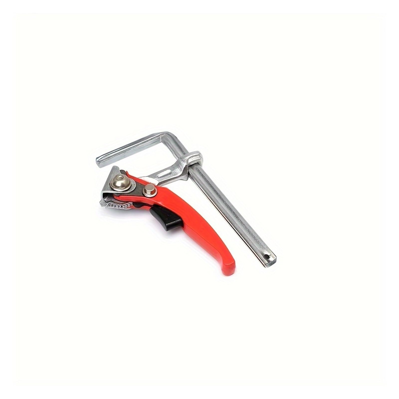 morsetto da tavolo a cricchetto Morsetto da tavolo a cricchetto da 1 pezzo Barra a sgancio rapido Morsetto in acciaio F Clip da binario anche for fori e di binari di guida(120x60mm)