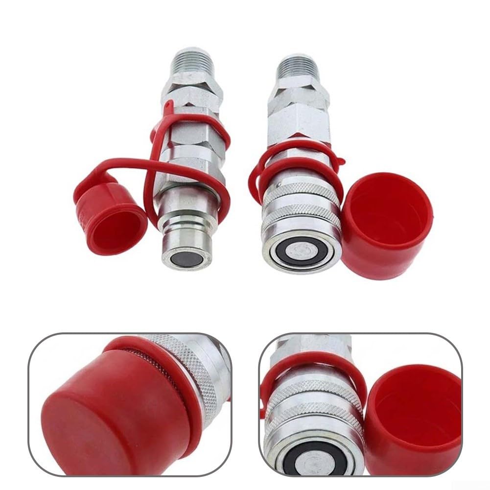 Hydraulique pour raccord rapide Tête plate ISO 16028 Acier au carbone