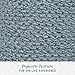 Welhome Franklin 100% Cotton Popcorn Textured Towel Set - 6 Piece 600 GSM, Soft & Plush, 2 Bath Towels, 2 Hand Towels, 2 Washcloths, Dusty Blue