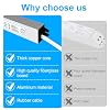 LightingWill LED Driver 40 Watts Waterproof IP67 Power Supply Transformer, 90-265V AC to 12V DC Low Voltage Output, Adapter with 3-Prong Plug 3.3 Feet Cable for Outdoor Use, Computer Project