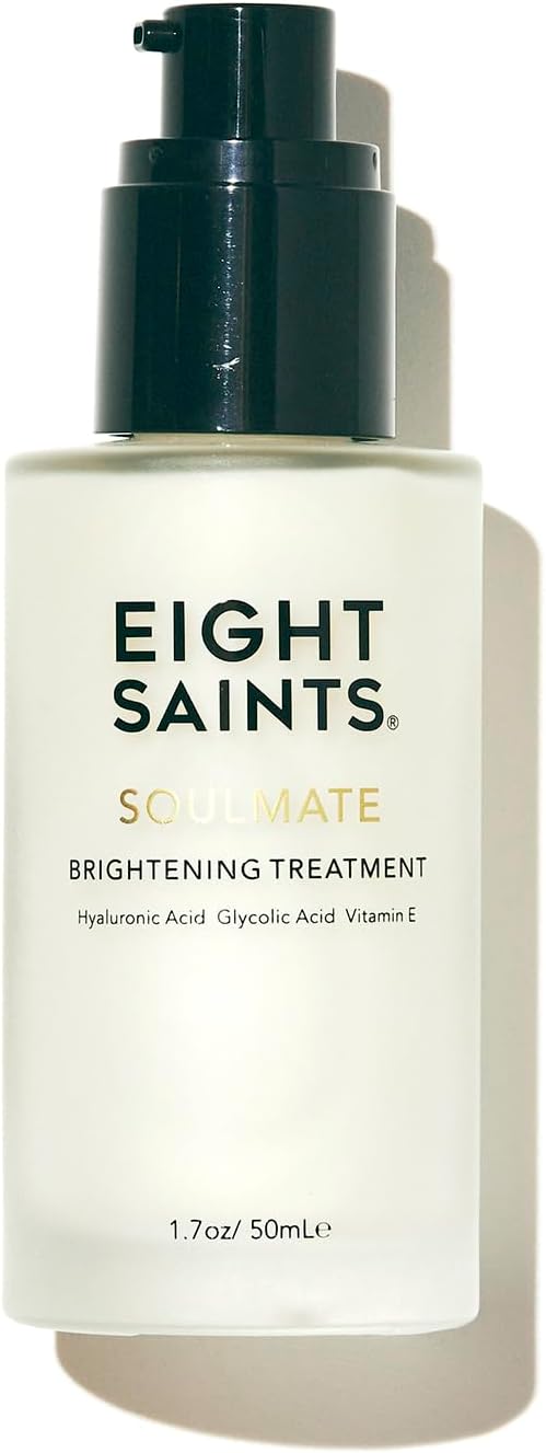 Soulmate Lotion Based 15% Glycolic Acid Serum For Women, Anti Aging Serum for Face, Reduce Wrinkles, Fine Lines, and Smooth Skin, with Hyaluronic Acid and Vitamin E, 1.7 Ounce