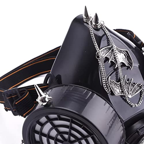 WLLLTY Halloween mask Halloween Goggles Set Bat Wings Chain Masks Fashion Antlers Steam Punk Glasses Respirator Cosplay Gas Mask steampunk buy now online WLLLTY Halloween mask Halloween Goggles Set Bat Wings Chain Masks Fashion Antlers Steam Punk Glasses Respirator Cosplay Gas Mask steampunk buy now online