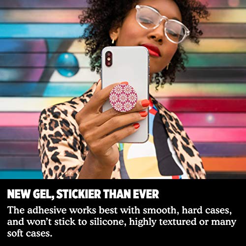 Image of PopSockets Phone Grip with Expanding Kickstand, Floral & Nature PopGrip - Daisy Mod Pink