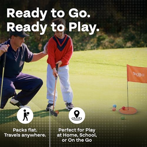 Image of PGA Tour Golf Practice Aids By Golfgen: Premium Chipping Nets, Putting Rings, & Targets, Indoor & Outdoor Training, Improve Accuracy & Control, Master Putting and Chipping, Portable for On The Go