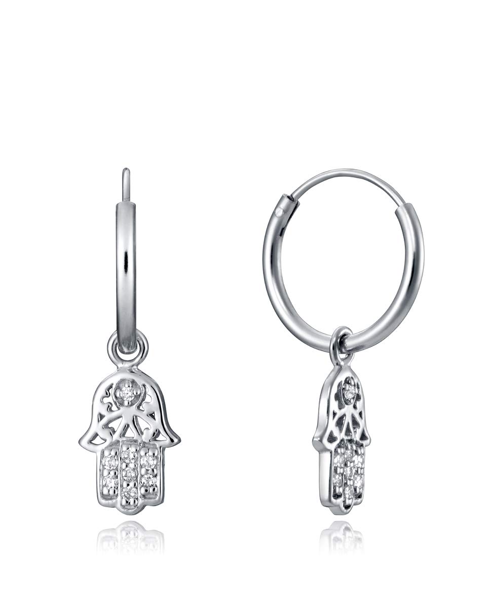 Viceroy Pendientes Viceroy Jewels 5069E000-38 Mano Fátima Plata de Ley