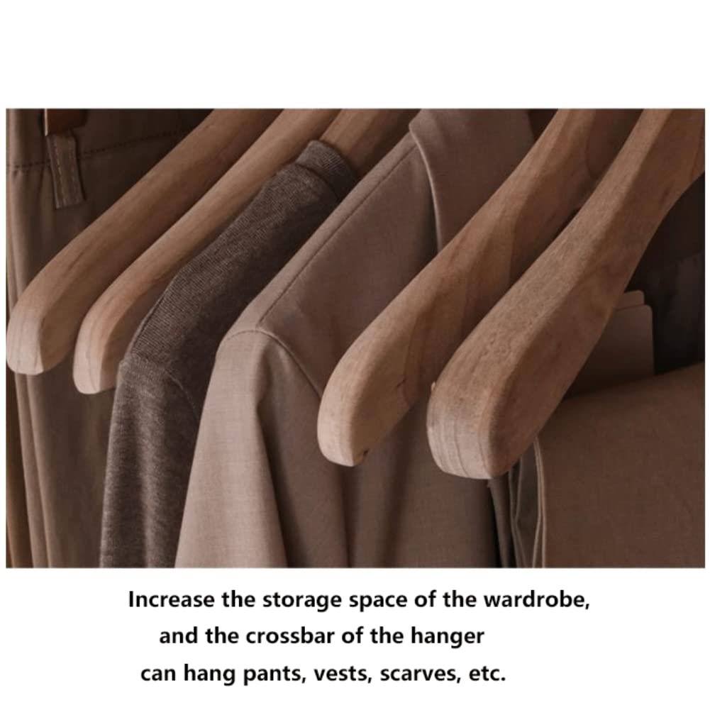 Daily Hanger Hangers Wooden Coat Hangers 5 Pack Durable Clothes Hanger Smooth Suit Hangers Premium Hangers for Clothes Decorate