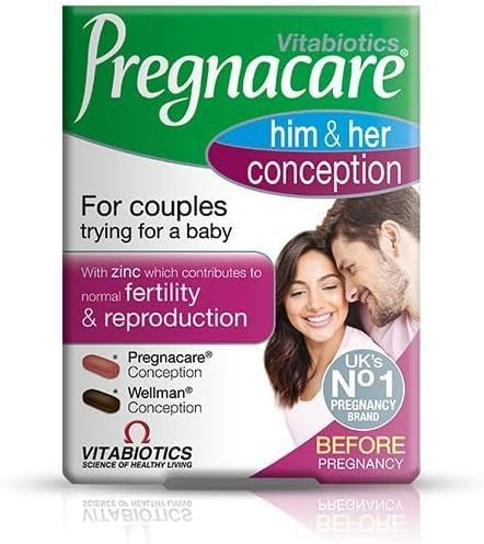 Image of Pregnacaree Him & Her Conception Tab 60 Tablets Dual Pack
