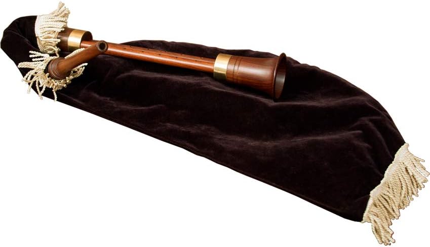 Roosebeck Bagpipes Package Includes: Mediterranean Bagpipes Set, Twin Chanters + Full Size Bagpipes Set Nylon Carrying Bag Case