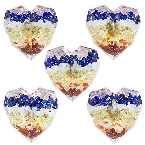 Boutons de tiroir chakra en pierre pour armoire et commode x2 - 5
