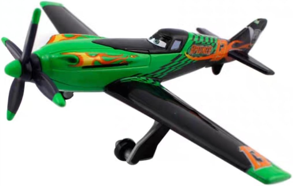 No.36 Skipper Riley Model, 1/55 Metal Diecast Movie Toy Plane, Cartoon Educational Airplane, Planes Fire and Rescue Series. (No.36 Skipper)