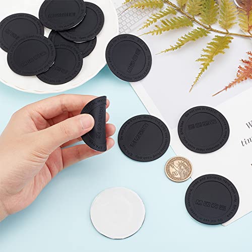 Base de goma antideslizante de 50 mm autoadhesiva para proteger vasos rectos 4