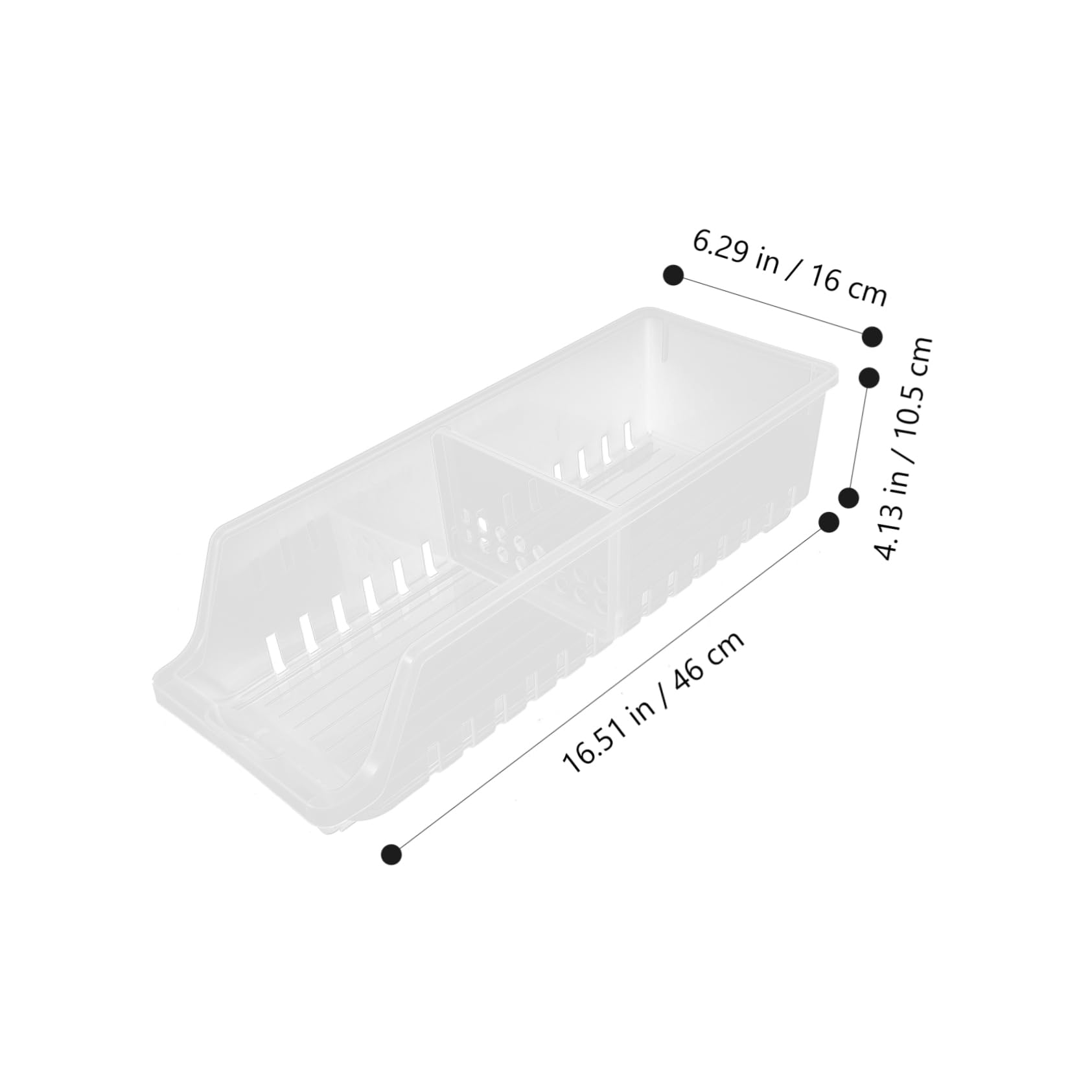Ciieeo Dispensador de Latas para Frigorífico Organizador de Cocina Blanco | Pp, para Alimentos y Bebida en Lata, Identificación Rápida, Ordena el Refrigerador