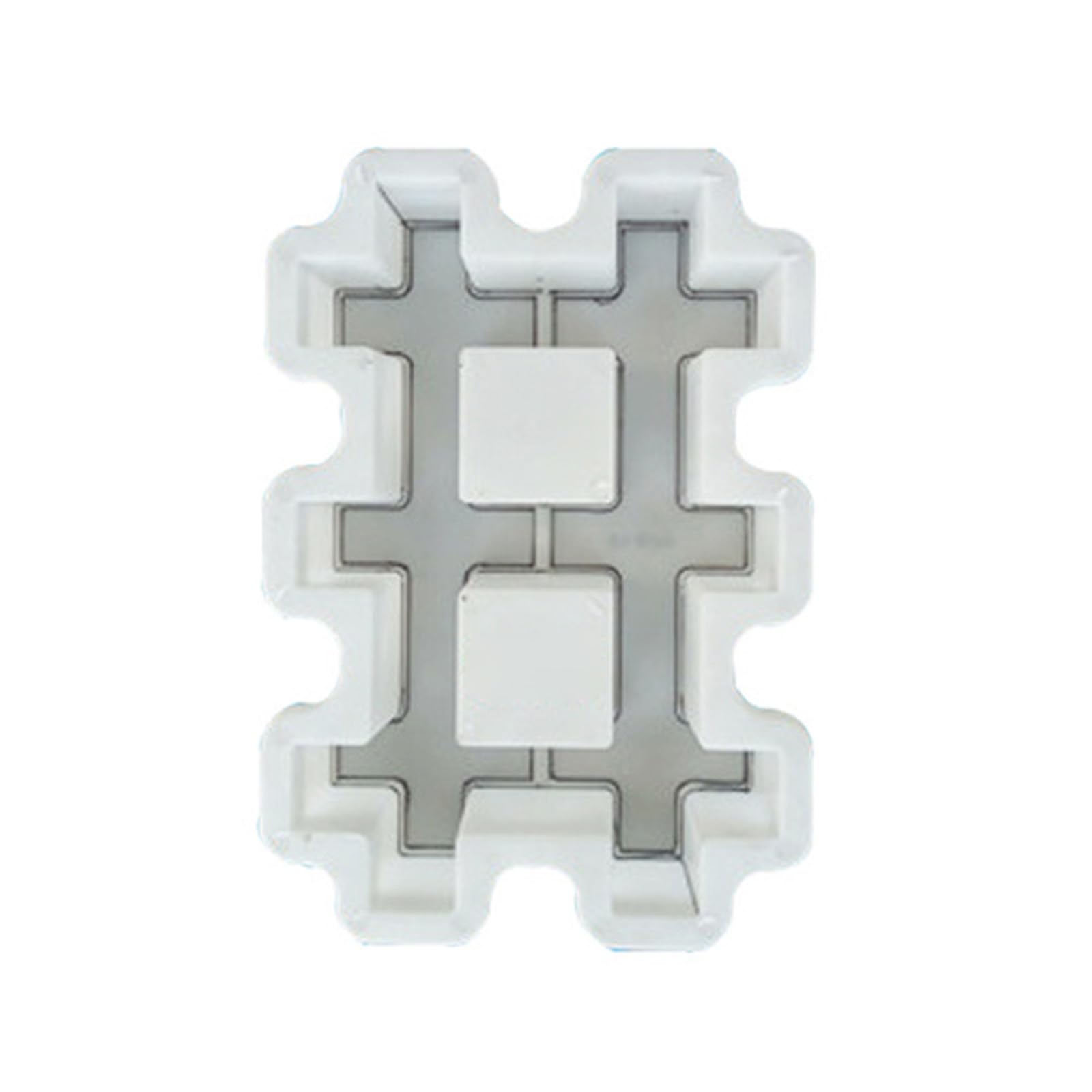 Moule réutilisable à double grille pour pavés de gazon et allées sans outil