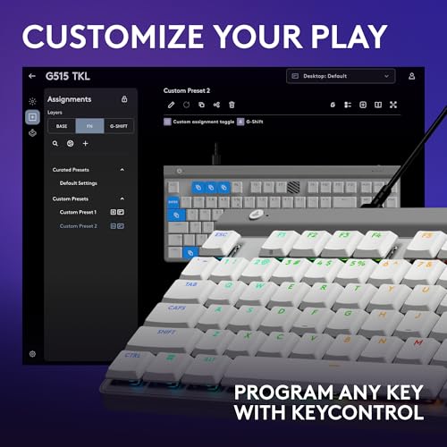 Image of Logitech G502 X Wired Gaming Mouse + G515 TKL Wireless Gaming Keyboard (Tactile) Bundle: White