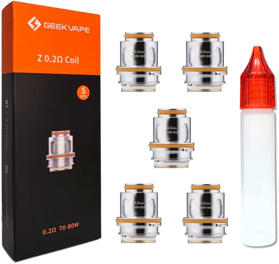 Amazon Geekvape Z（Zeus） 交換用コイル 1箱（5個入り） for Z (Zeus) Sub Ohm Tank / Z