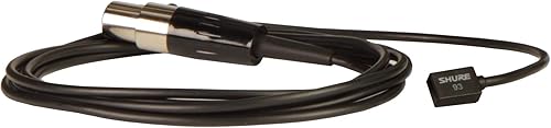 Miniatura 2 de Shure Paquete de micrófono Lavalier WL93 con soporte y cable de 4 pies