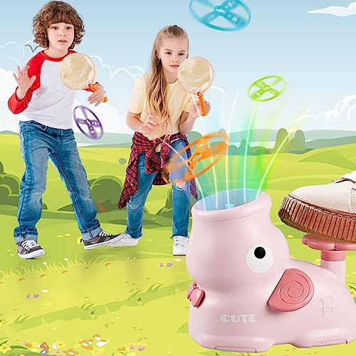 Unyfu Flying Disc Launcher Toy with Catching Nets #TOP22