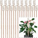 18Pack Electroculture Plant Stakes, 12" Electroculture Copper Gardening Antenna, Copper Coil Plant Stakes for Garden,Garden Stakes for Plants Fruits Vegetables Growth,Eco-Friendly,High-Yield