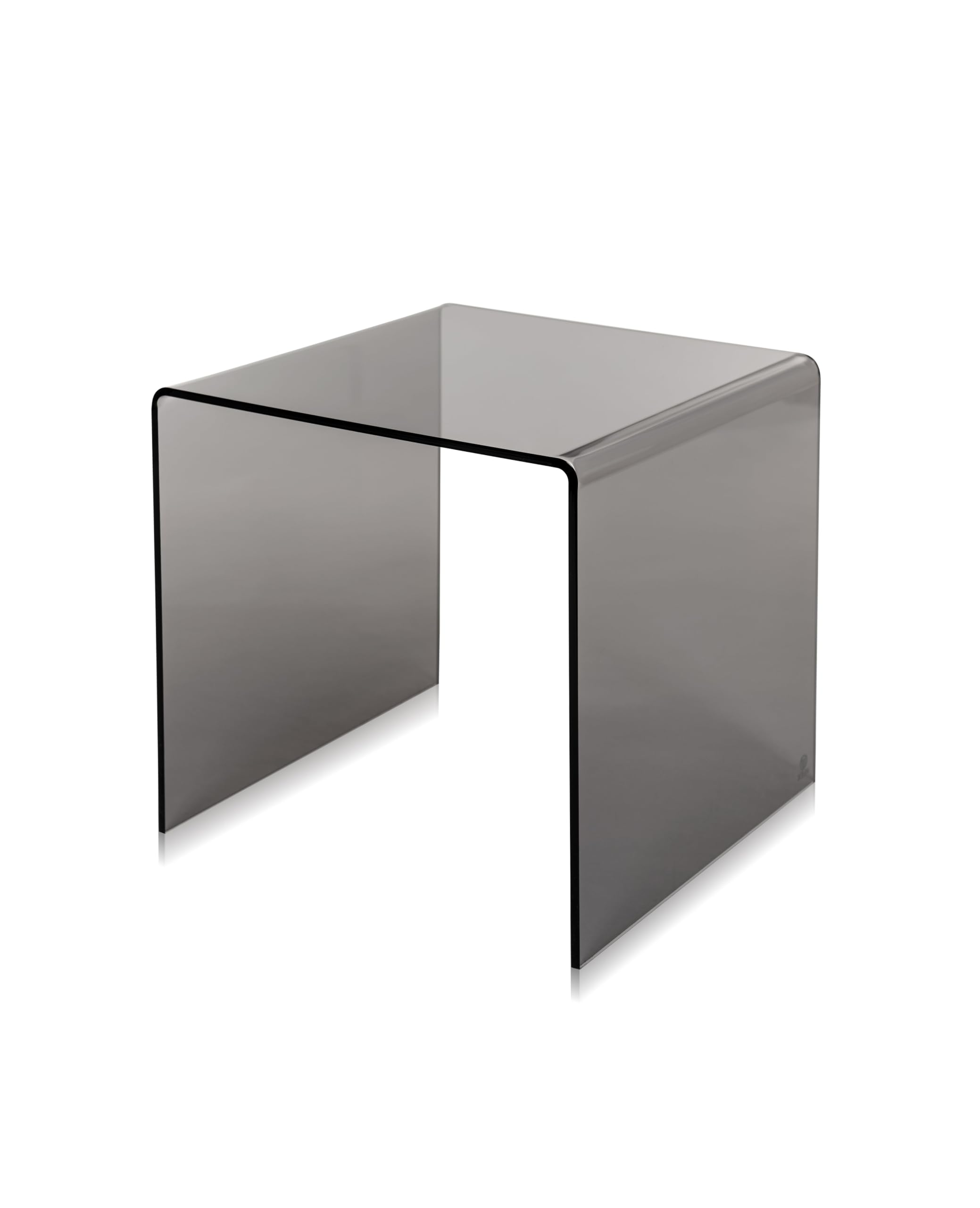 accessori casa tavolino, design moderno, facile da pulire, struttura resistente, salvaspazio, montaggio a muro, facile da installare - Fumè - 40x40x40 cm