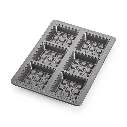 Sweet Creations Waffle Cake Pan, Silver