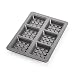Sweet Creations Waffle Cake Pan, Silver