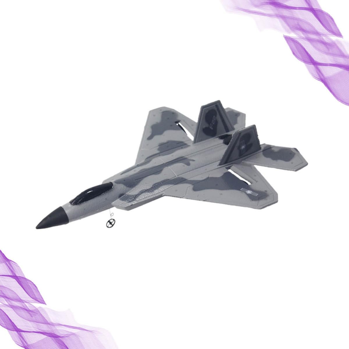 Avión de Envergadura Fija RC 2.4ghz Epp Hélice Bilateral