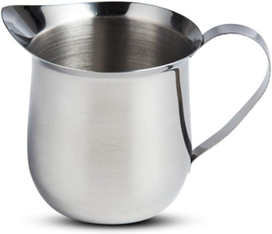 Milk Frothing Pitcher Milk Frothing Jug Pitcher Jugs Stainless Steel Frother for Coffee Latte Art(150ml)