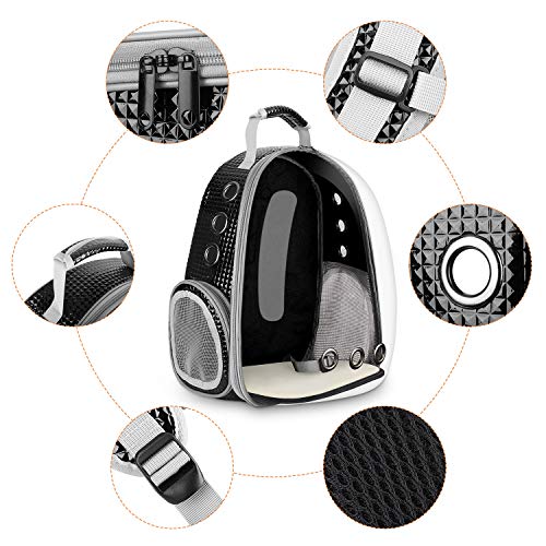 BlitzWolf Pet Carrier Backpack, Bubble Backpack Carrier, Cats and Puppies,Airline-Approved, Designed for Travel, Hiking, Walking & Outdoor Use
