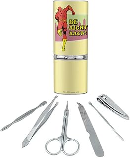 The Flash Be Right Back Stainless Steel Manicure Pedicure Grooming Beauty Care Travel Kit