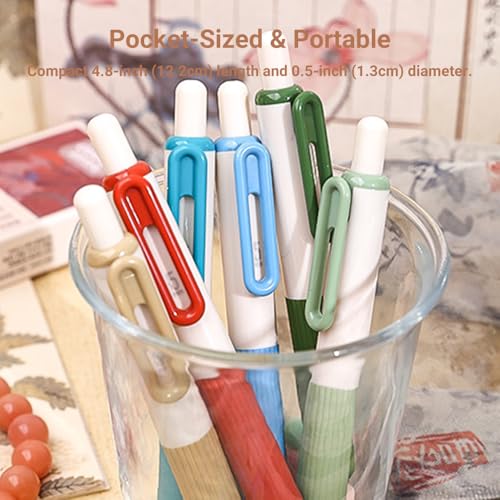 Mini bolígrafo de bolsillo 0.5mm punta fina gel 4-pack miniatura 4