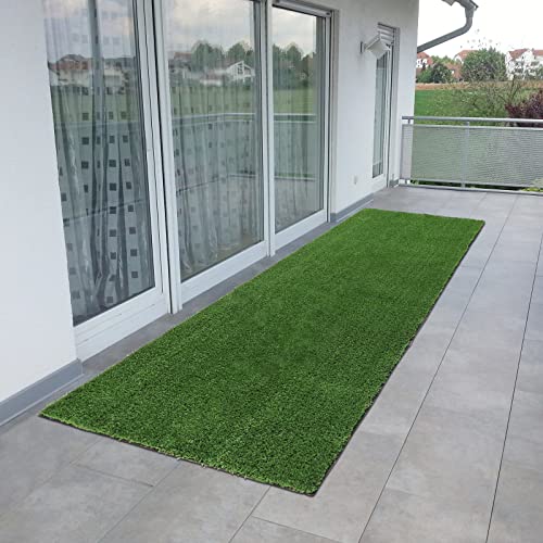 Hebe Artificial Turf Area Rug Grass Mat 2.1 Ft X 6 Ft, Realistic Fake Grass Turf Rug Carpet Doormat Synthetic Indoor Outdoor Astroturf Rug For Dog Garden Lawn Landscape Balcony #TOP2