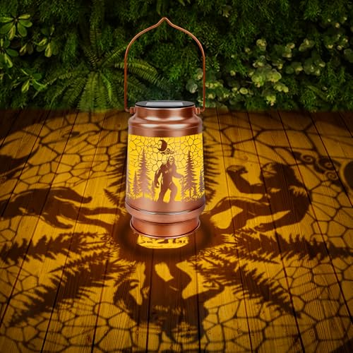 Lanterne solaire Bigfoot étanche Wxiben pour décoration de jardin et terrasse extérieure